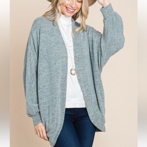 Heather Grey Cardigan